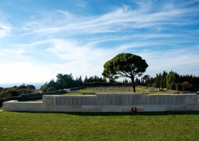Wreath laid in honour of 894 Private William Shelford at The Lone Pine Memorial, Gallipoli.
